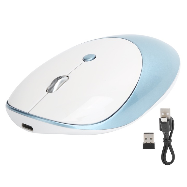 Jormftte vezeték nélküli egér, optikai, 3 állítható DPI sebességgel, fehér, gamereknek