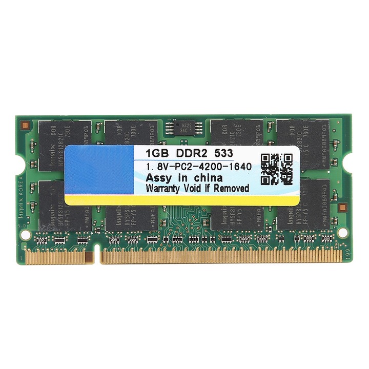 Laptop RAM memória 1GB DDR2 533MHz 200 Pin, Mmgoqqt, Intel/AMD alaplaphoz
