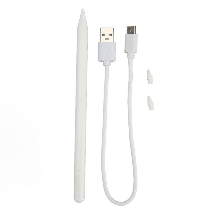 Jormftte tablet stylus, mágneses adszorpcióval, valós idejű teljesítménykijelzéssel, 2 cserélhető heggyel, matt