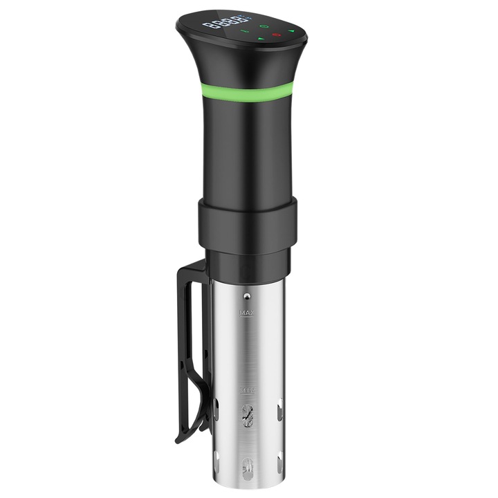 Multicooker Sous Vide GIIISTER S013, 1100W, 25-95°C, capacitate 23L, indicator tri-color, Cronometru, Afisaj LCD, negru