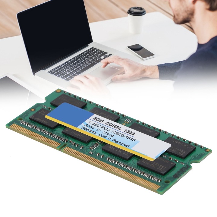 Памет за лаптоп DDR3L 8GB 1600Mhz Longziming, 204PIN, Многоцветна