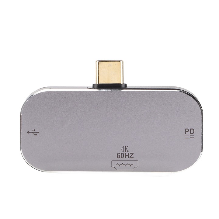 USB-C/A докинг станция, 3 в 1, Mmgoqqt, мултимедиен интерфейс, за Windows/Android