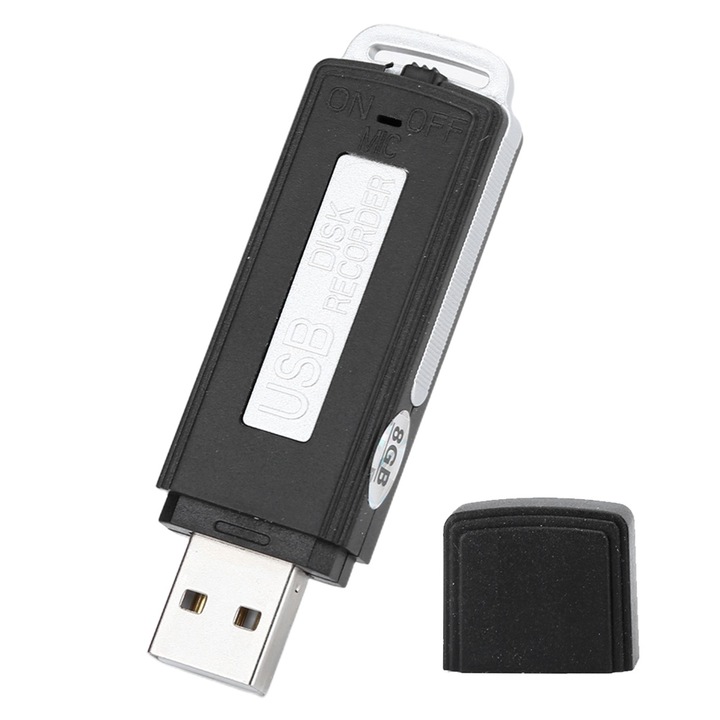 Мини 8GB цифров диктофон, USB, преносим, за Windows 2000 / XP / Vista / Win 7