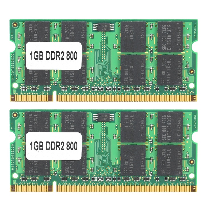 Bizaical 2db memóriamodul készlet, DDR2, 1GB 800Mhz PC2-6400, 240 tű