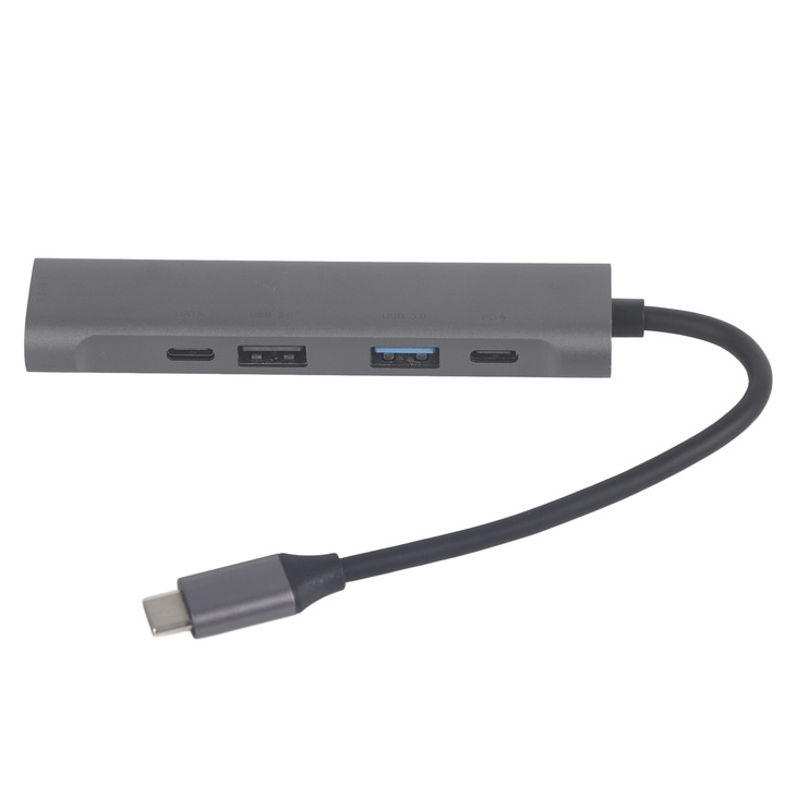 5-в-1 докинг станция, Type-C, Mmgoqqt, 60W, USB, 480MB/S, 5GB/S