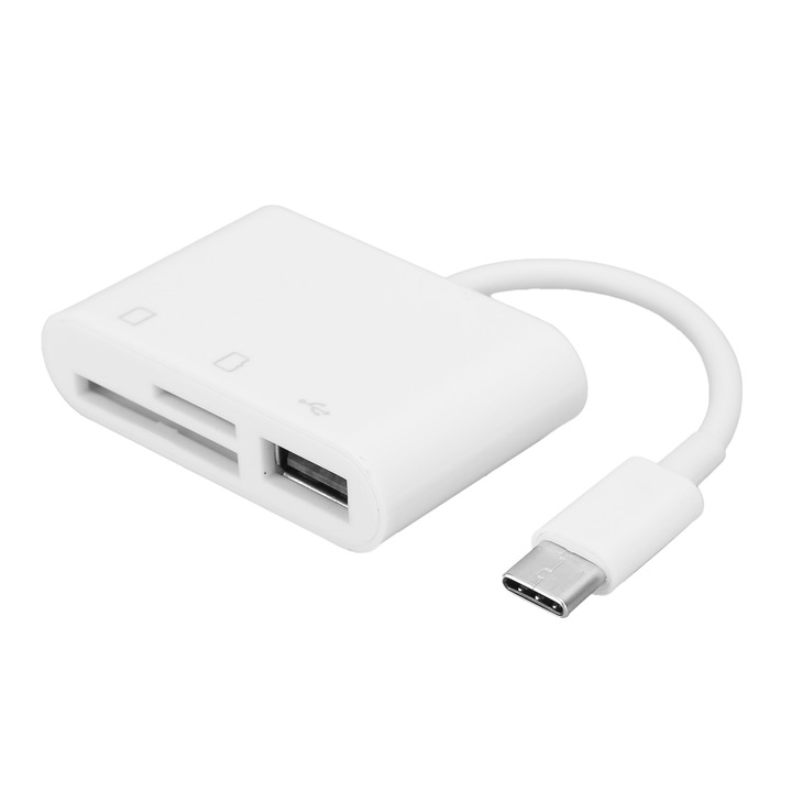USB 3 az 1-ben C típusú adapter hub memóriakártya-olvasóval adatátvitelhez laptophoz és telefonhoz