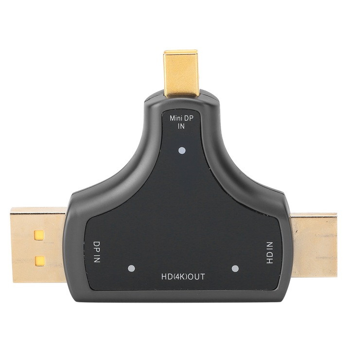 Adapter 3 az 1-ben többfunkciós 4K HD hordozható notebookhoz, meghajtó nélküli, DP D62A interfész