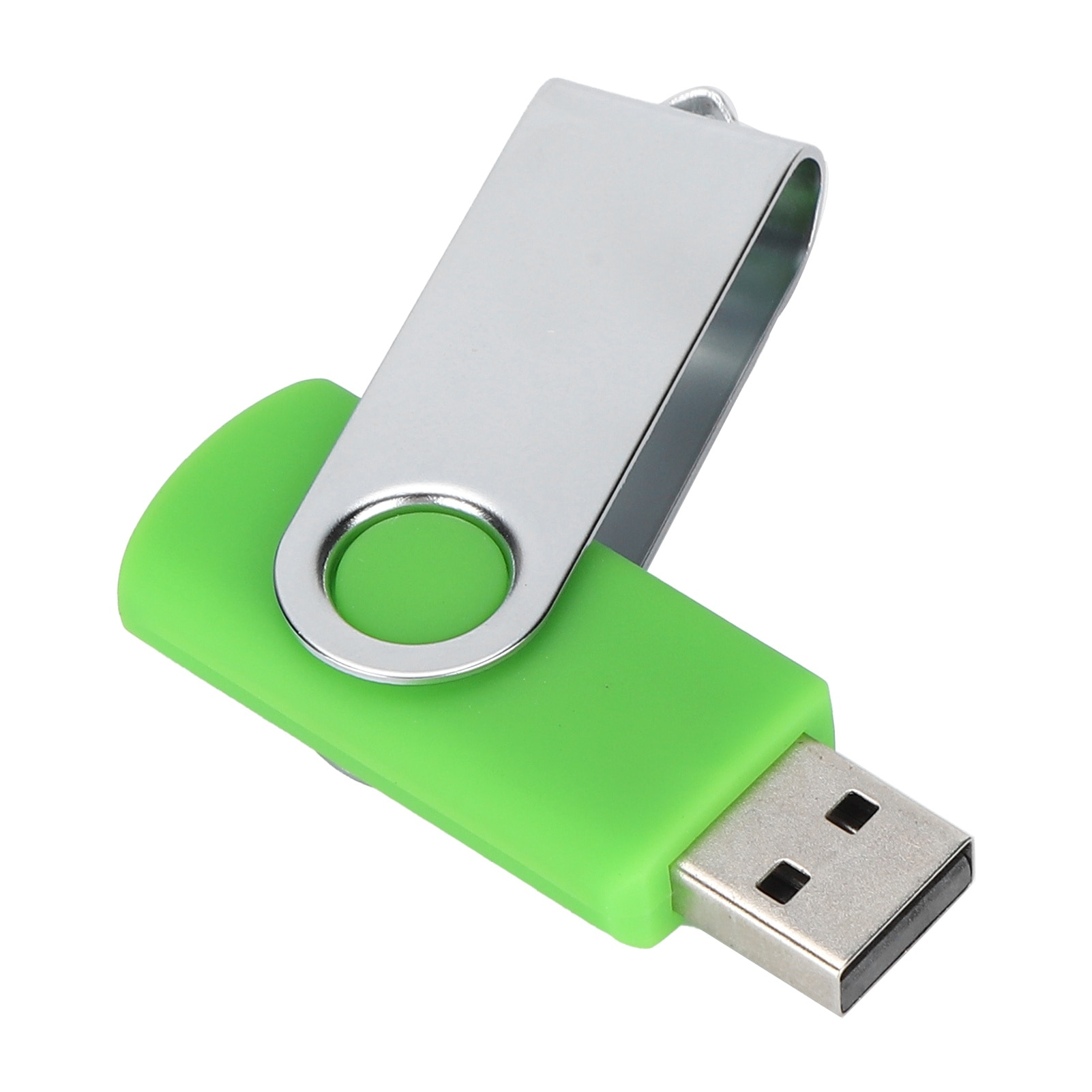 USBグリーン2 Memorie USB Jormftte 2GB, metal, verde, rotativa - eMAG.ro