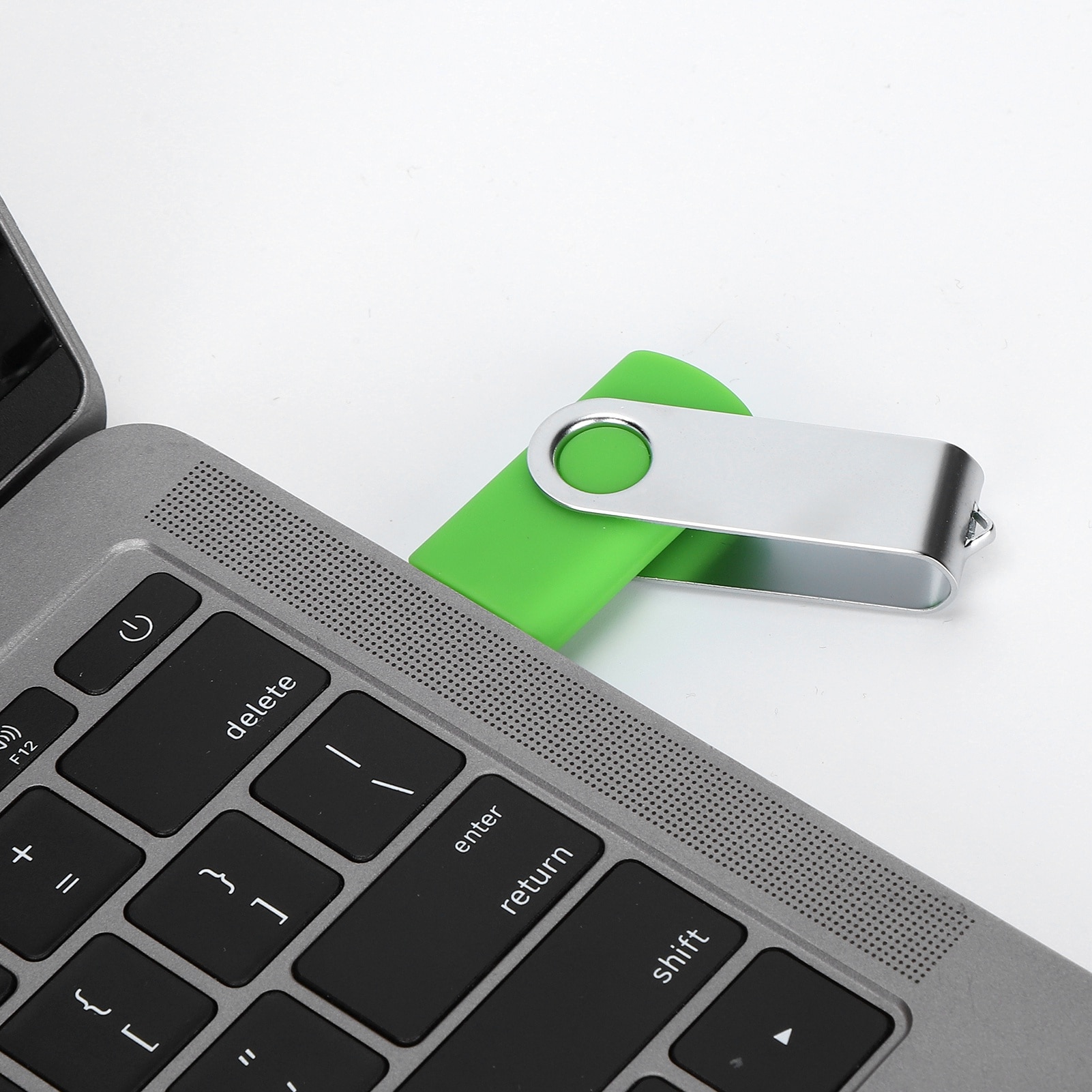 Memorie USB Jormftte 2GB, metal, verde, rotativa - eMAG.ro