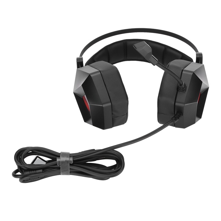 Casti PC Jormftte cu microfon ajustabil, anulare zgomot, cablu, design ergonomic