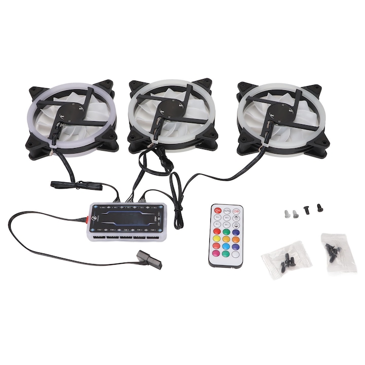 Ventilator de racire CPU si GPU Jormftte pentru MSI GS66, 4 pini, aluminiu, usor de instalat, dimensiuni reduse