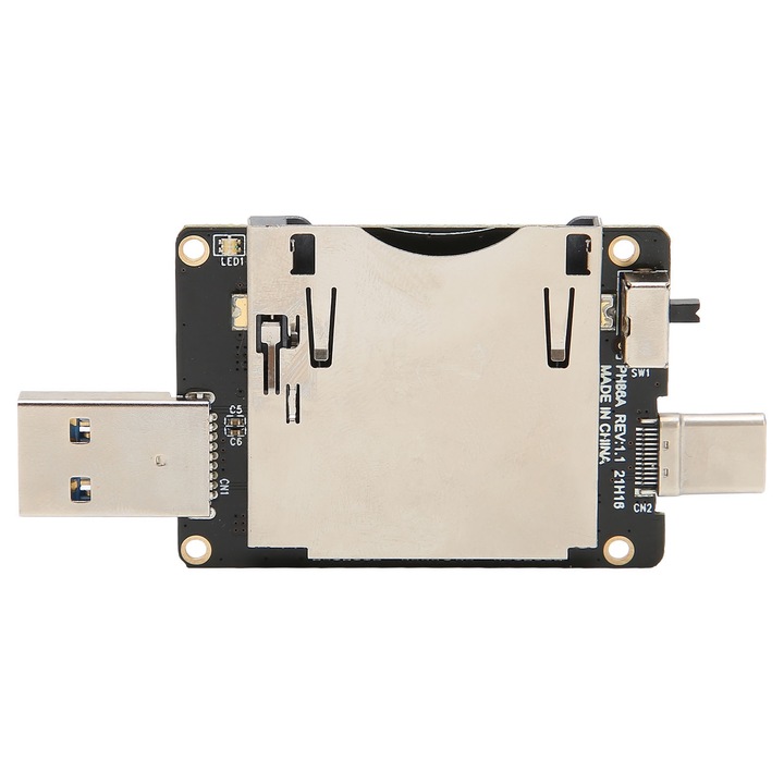 Четец за карти CFExpress PH86A, 10Gbps, капацитет 2TB, двоен интерфейс