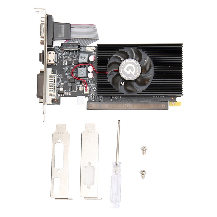 Placa video Jormftte HD7450, 2GB DDR3, 64bit, PCI Express X16, DVI, VGA