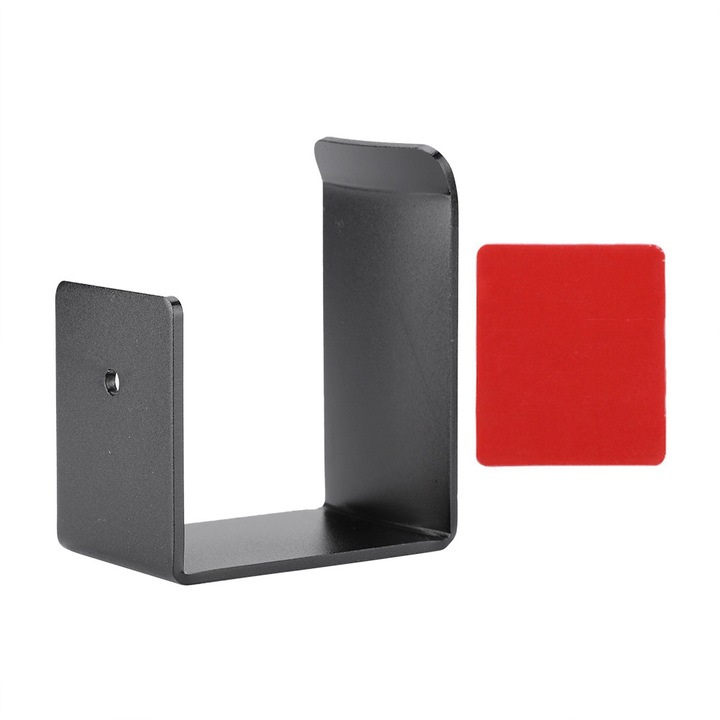 Jormftte fejhallgatótartó, alumínium, fekete