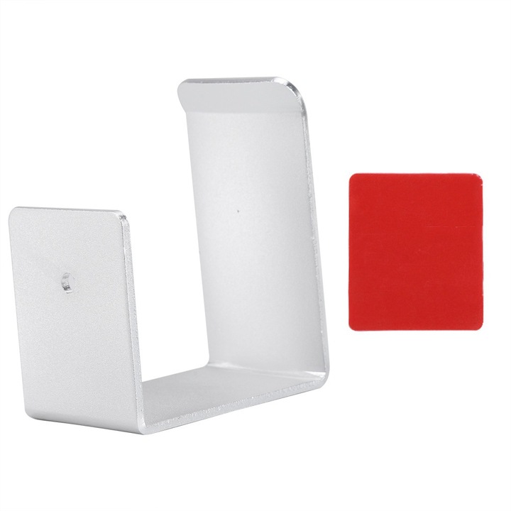 Fejhallgató tartó Kijelző állvány Internet Kávézó Fejhallgató kampó Számítógép fejhallgató akasztó (ezüst)