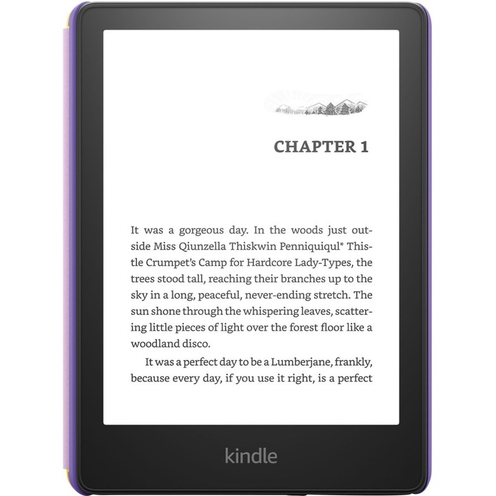 Kindle Paperwhite Ecran 6.8", 300ppi, 16GB Flash, USB Type-C, WiFi Negru+ husa Kids Robot Dreams