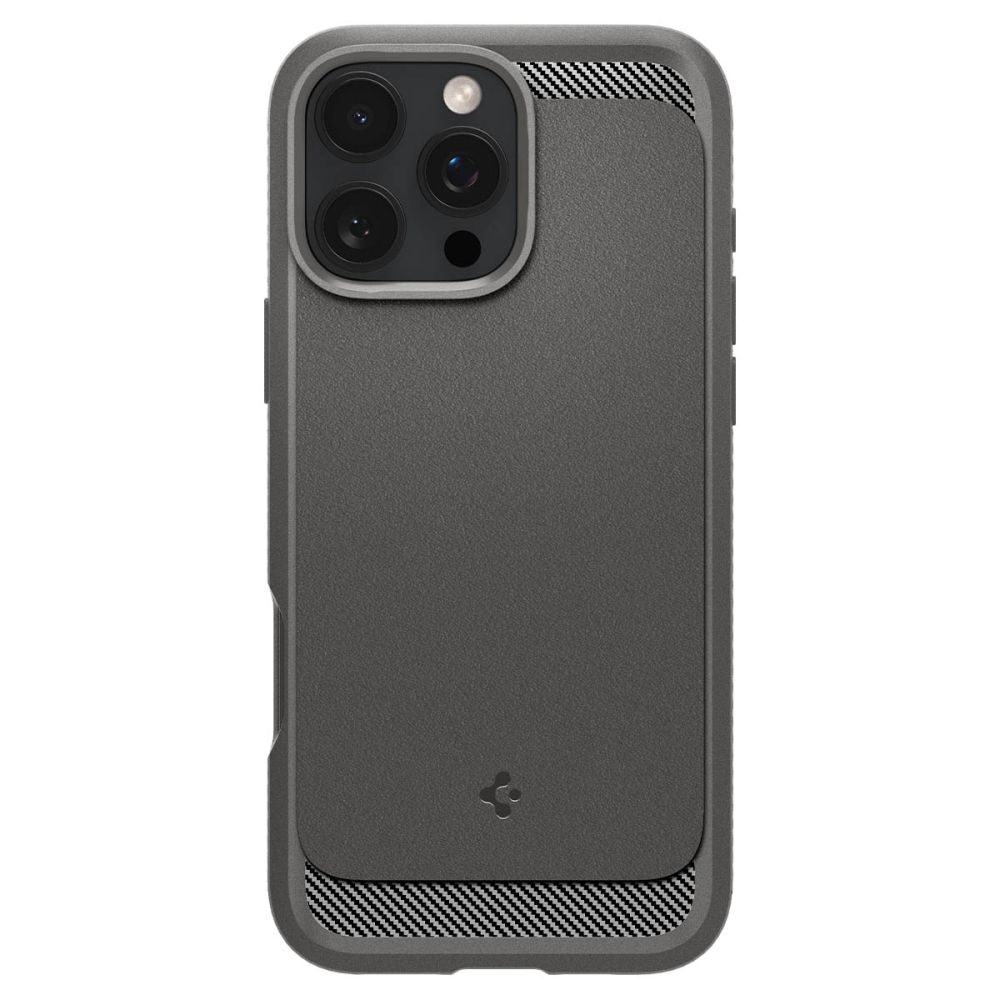 Husa pentru iPhone 16 Pro Max - Spigen Rugged Armor MagSafe - Grey