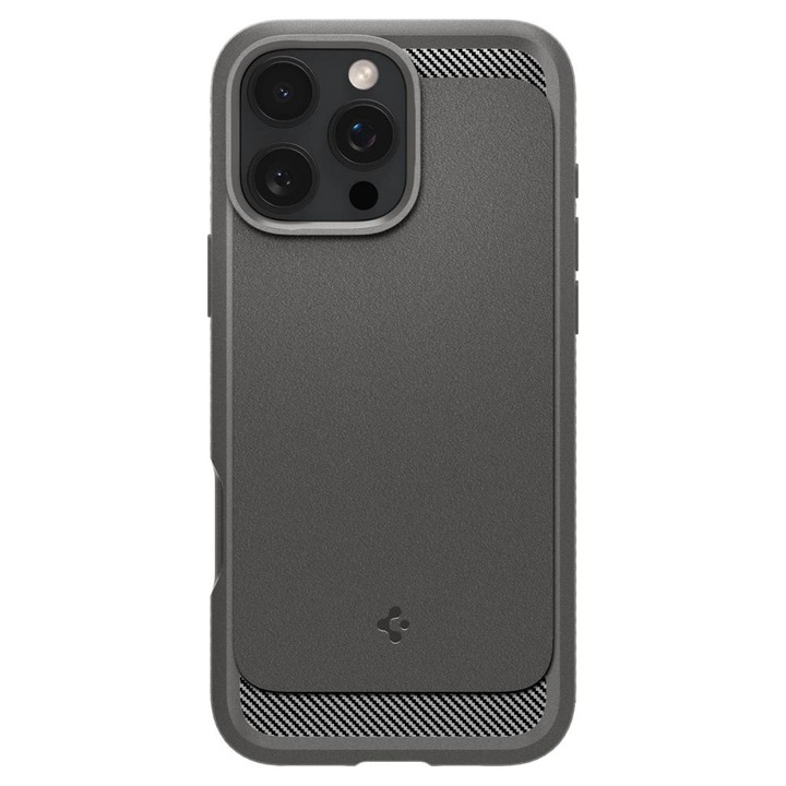 Калъф Spigen Rugged Armor MagSafe, съвместим с iPhone 16 Pro Grey
