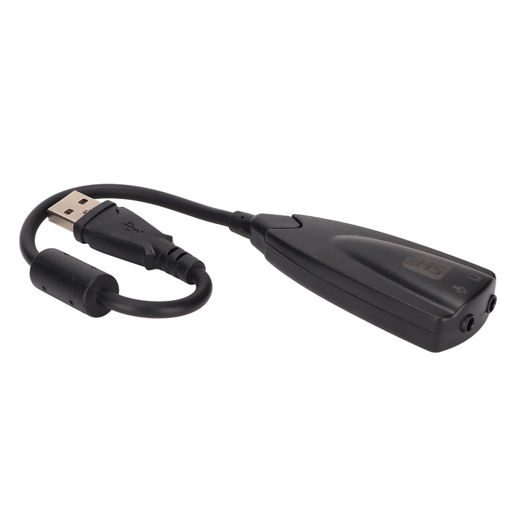 Placa de sunet externa Jormftte 7.1 USB 2.0, adaptor audio 2 in 1, tip-C, microfon, compatibilitate MAC si Windows