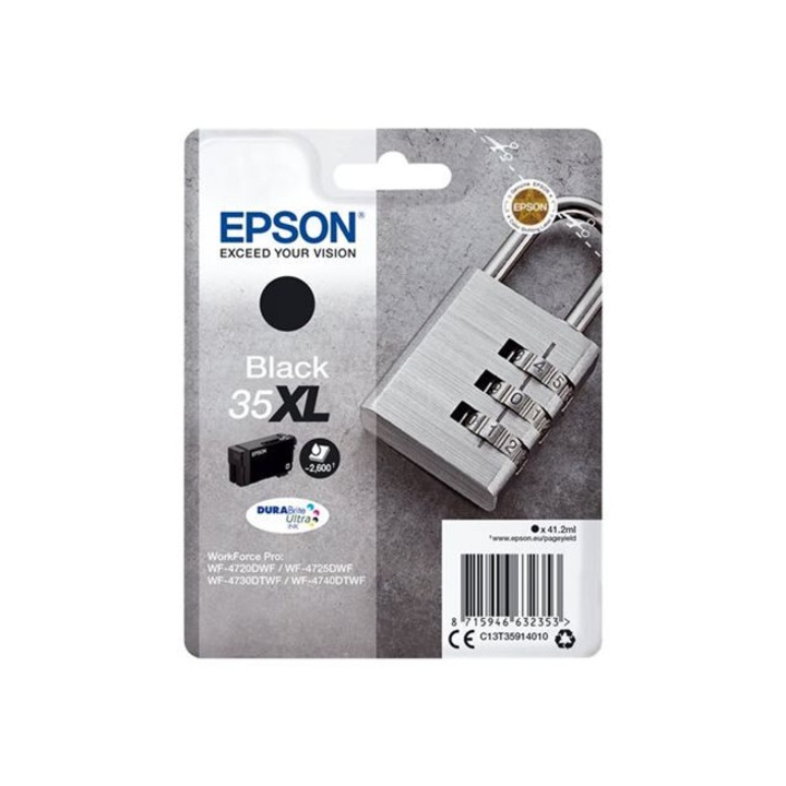 Epson T3591 (35XL) Black tintapatron, 205682, Patron