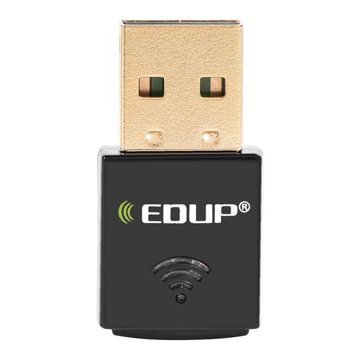EDUP vezeték nélküli adapter, USB 2,4 GHz, 300 Mbps, mini, kompatibilis Windows és Mac rendszerekkel