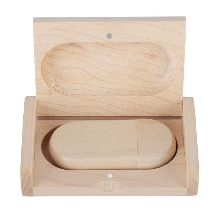 Jormftte 32GB USB memória, nagy kapacitású, gyors adatátvitel, vörös fa, USB 2.0