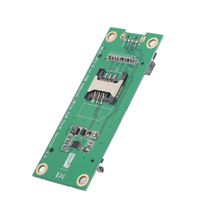 Adaptor Mini PCI-E la USB cu SIM, Jormftte, 3G/4G - eMAG.ro