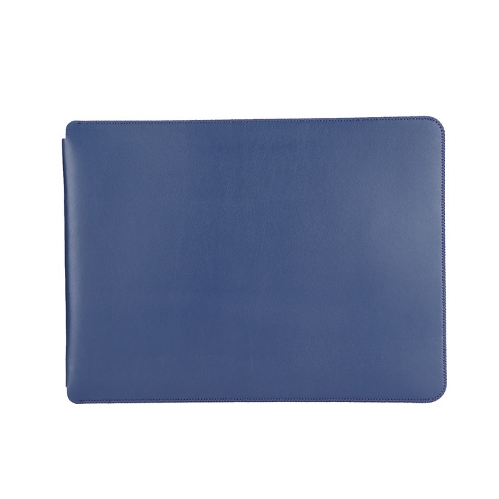 Jormftte laptop táska, slim modell, mikroszálas anyag, sarokvédelem, sötétkék