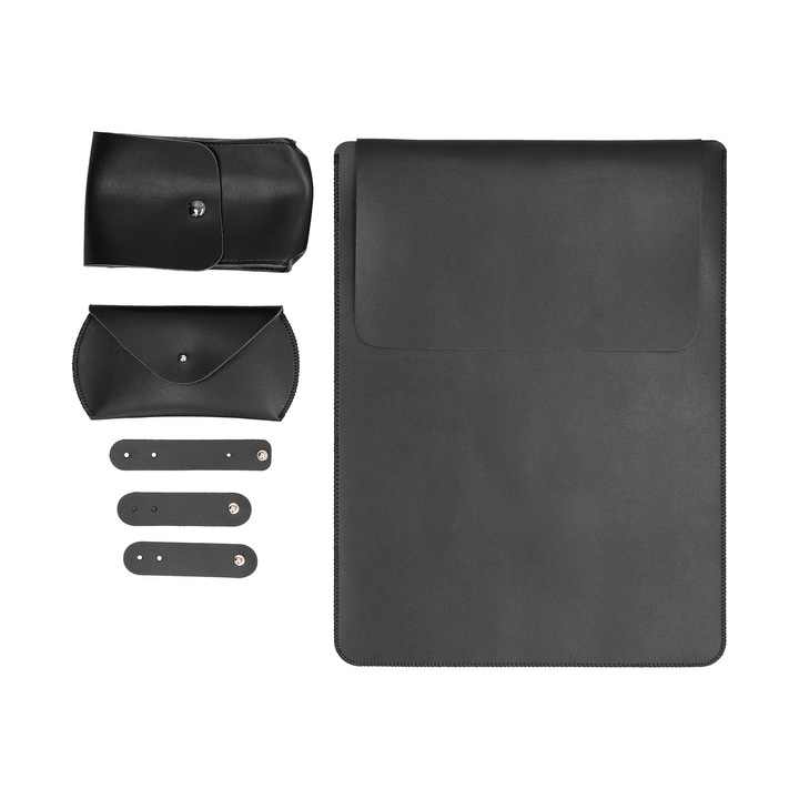 Jormftte 13.3 hüvelykes laptoptok, mikroszálas, vízálló, karcálló, fekete