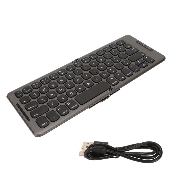 Tastatura mecanica mini cu 6 taste, Jormftte, iluminare RGB, conexiune cablu, neagra