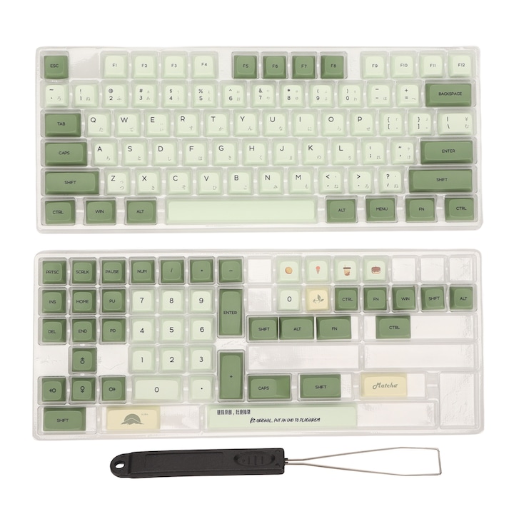 Tastatura wireless Jormftte mini 78 taste ultra subtire portabila alba, compatibila cu iOS, Android, Windows