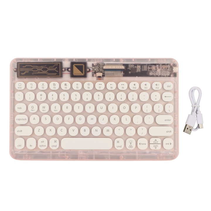 Set 4 Capace Taste Jormftte PBT pentru Tastaturi Mecanice, Rezistenta la Uzura, Design Unic, Multicolor
