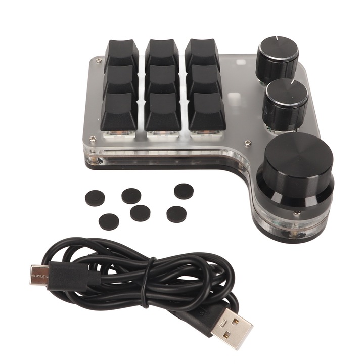 Capac de taste Jormftte din rasina, roz, compatibile cu tastaturi mecanice