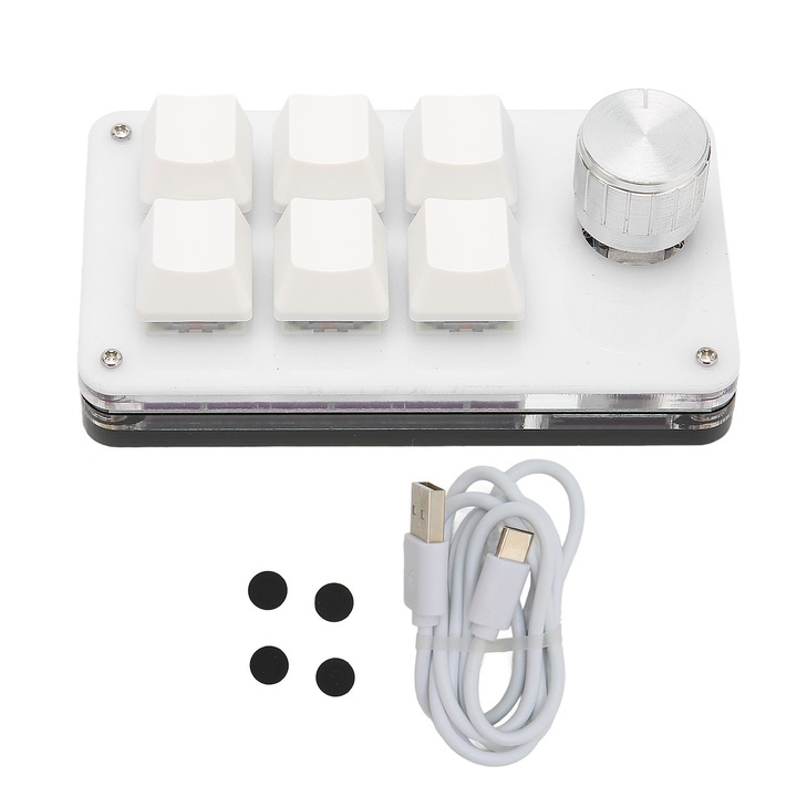 Tastatura wireless Bluetooth portabila Jormftte, galbena, ultra-subtire, rezistenta la apa, dimensiuni compacte