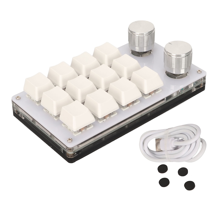 Tastatura wireless Bluetooth Jormftte, ergonomica, cu taste silentioase, portabila