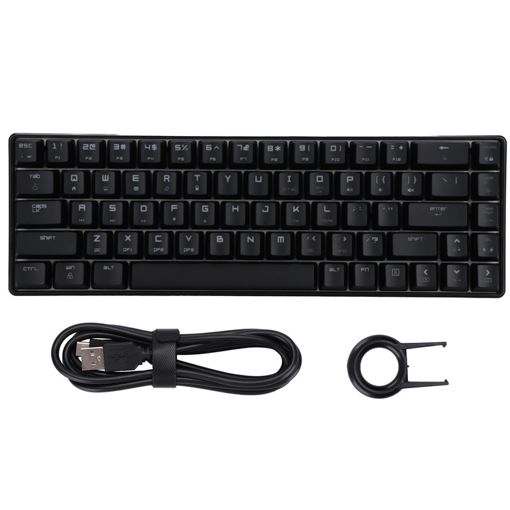 Capace de taste PBT, Jormftte, design ergonomic, rezistent la ulei, multicolor, 108 taste