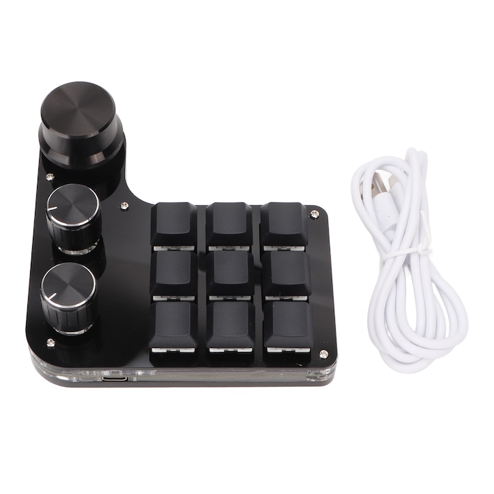 Tastatura Jormftte 107 Taste Wireless 2.4G Portabila Waterproof Dustproof, Culoare portocalie