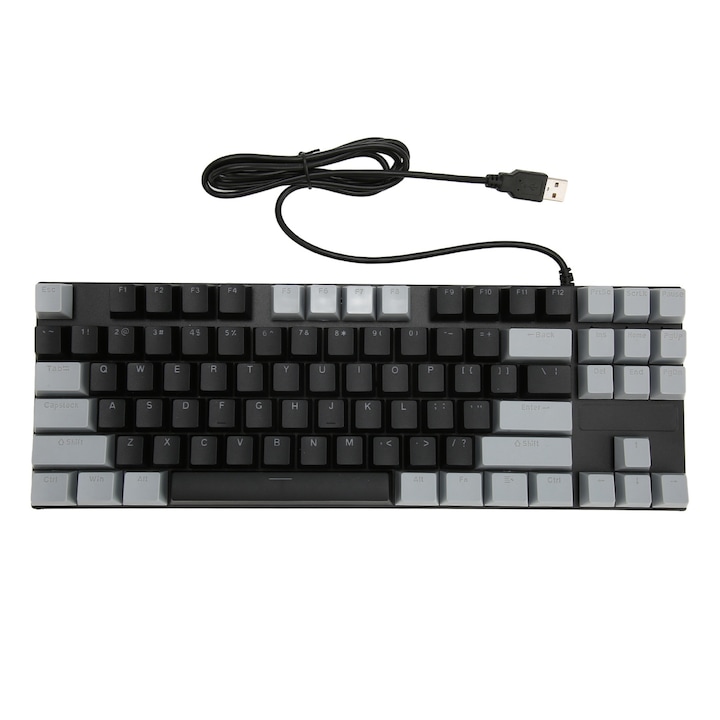 Set de keycap-uri Jormftte, PBT, 4 taste, rezistente la uzura, alb/gri