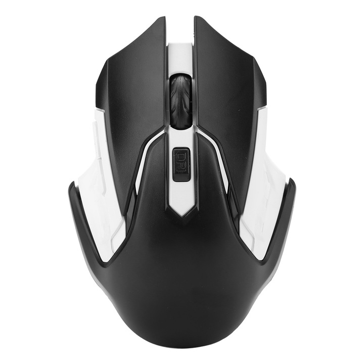 Mouse optic, Wireless, USB, 1000 DPI, Rosu/Negru