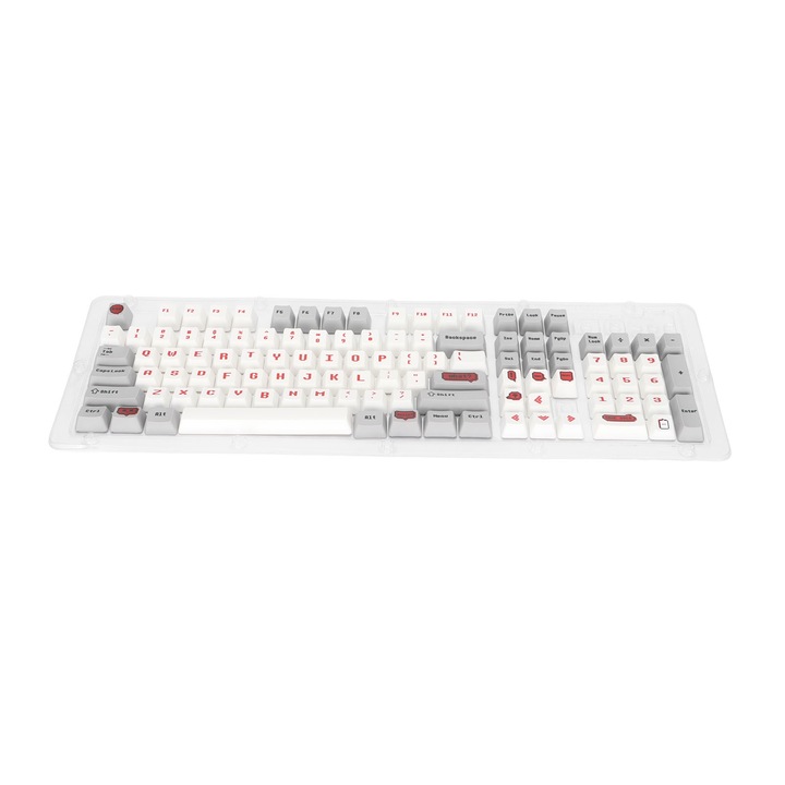 Tastatura mecanica Jormftte, 87 taste, iluminare RGB, design ergonomic, compatibilitate extinsa