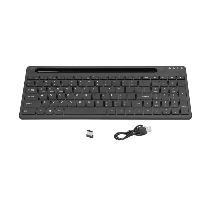 Set tastatura mecanica DIY 61 taste, Jormftte, carcasa ABS, compatibilitate larga, interfata USB Type C