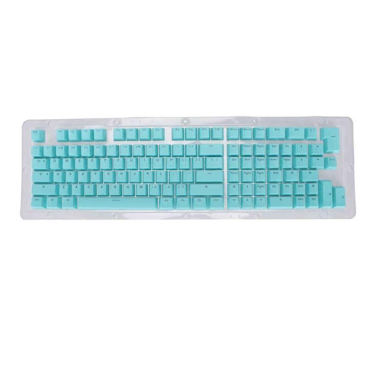 Set de keycaps PBT, Jormftte, 114 taste, pentru tastaturi mecanice