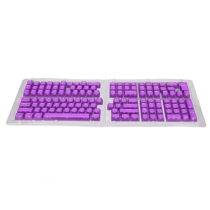 Set tastatura si mouse Jormftte, 68 taste, wireless 2.4GHz, alb, gaming