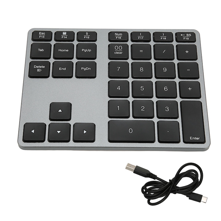 Capace tastatura 130 chei Jormftte ABS doua culori, inaltime OEM, ergonomic, albastru