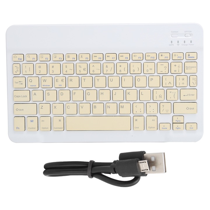 Tastatura pliabila Jormftte 108 taste impermeabila, design etans, tipar silentios, neagra