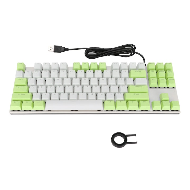 Tastatura pliabila Jormftte 106 taste, impermeabila, silentioasa, portocalie