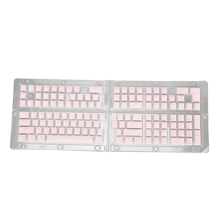 Tastatura mecanica, Jormftte, 87 taste, design ergonomic, iluminare multicolor, neagra