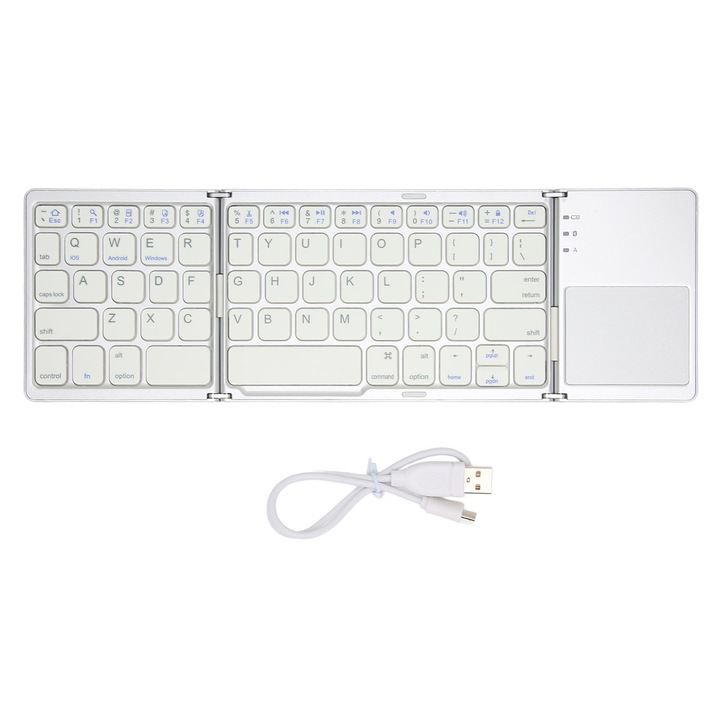 Tastatura numerica mecanica Jormftte 18 taste, USB, design rezistent la apa, paduri antiderapante