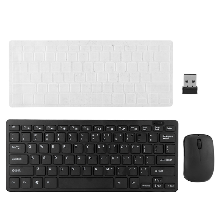 Set 104 capace tastatura mecanica Jormftte, metalice, durabile, translucide, argintii
