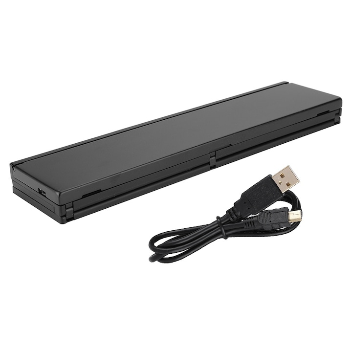 Tastatura wireless Bluetooth Jormftte ultra subtire 12.9 inch, alba, portabila, rezistenta la apa si praf